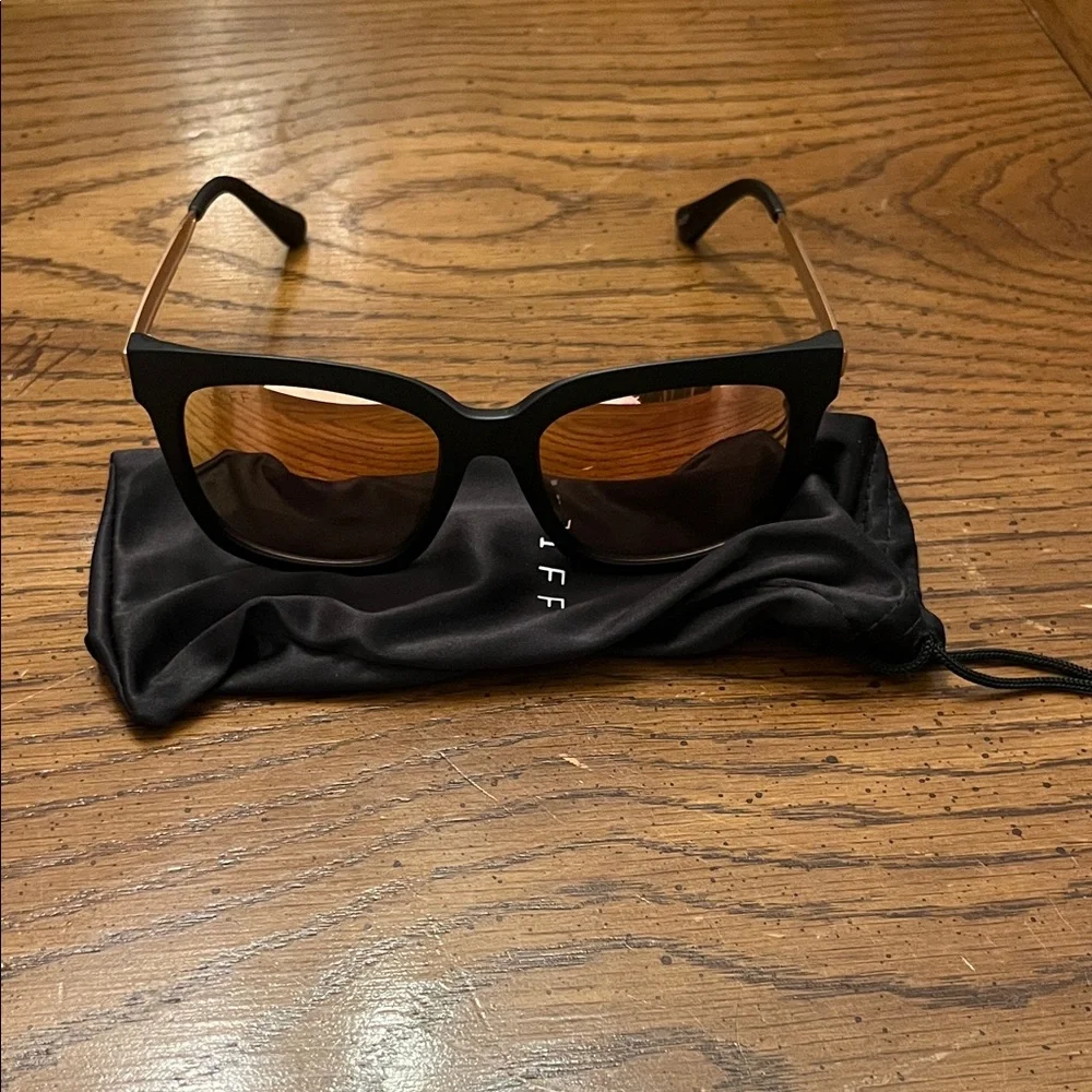 Diff Eyewear‎ Black Sunglasses, NWOT